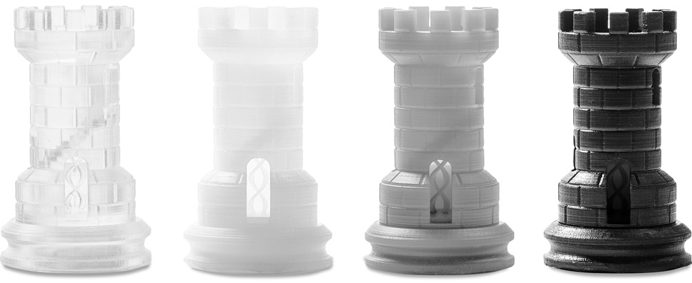 Formlabs Chess Pieces Gradient
